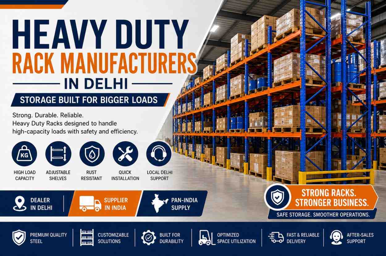 Heavy Duty Rack Manufacturers in Delhi – Reliable Storage Solutions for Industrial Strength Heavy Duty Rack Manufacturers in Delhi – Reliable Storage Solutions for Industrial Strength