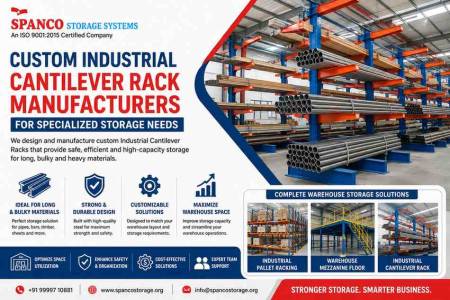 Custom Industrial Cantilever Rack Manufacturers for Specialized Storage Needs
