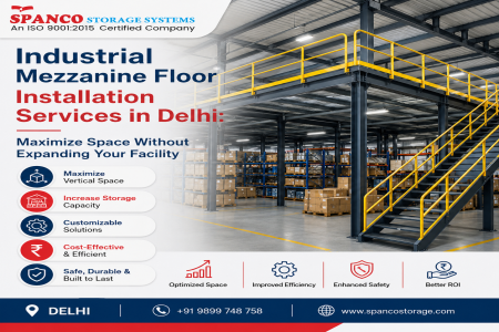 Industrial Mezzanine Floor Installation Services in Delhi Maximize Space Without Expanding Your Facility