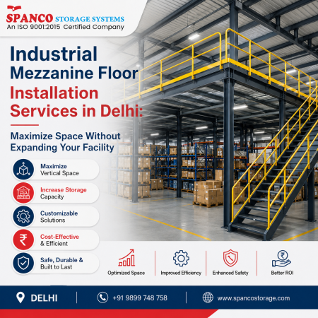 Industrial Mezzanine Floor Installation Services in Delhi Maximize Space Without Expanding Your Facility