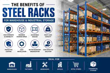 What Are the Benefits of Steel Racks for Warehouse and Industrial Storage?