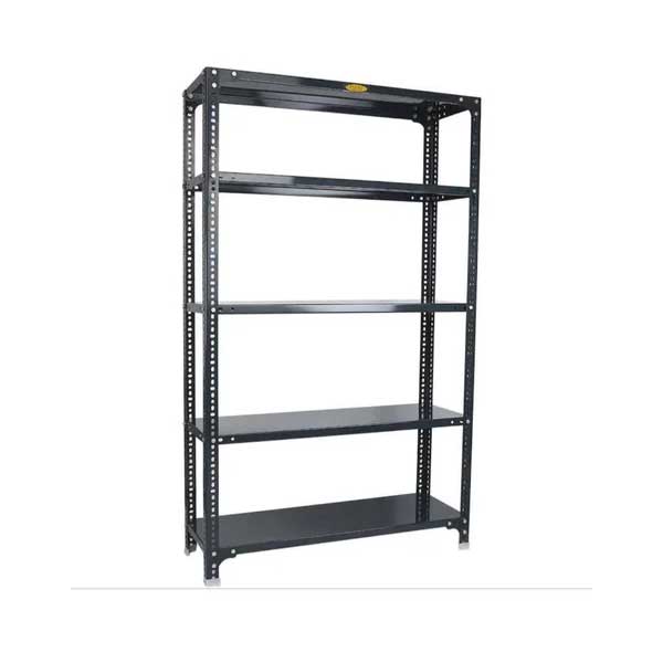 Dark Grey Mild Steel Slotted Angle Rack For Supermarket Manufacturers in Pilibhit
