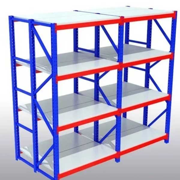 Industrial Heavy Duty Slotted Angle Racks For Supermarket Manufacturers in Baraut
